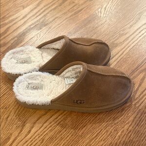 UGG Brown and Cream Women's Slippers